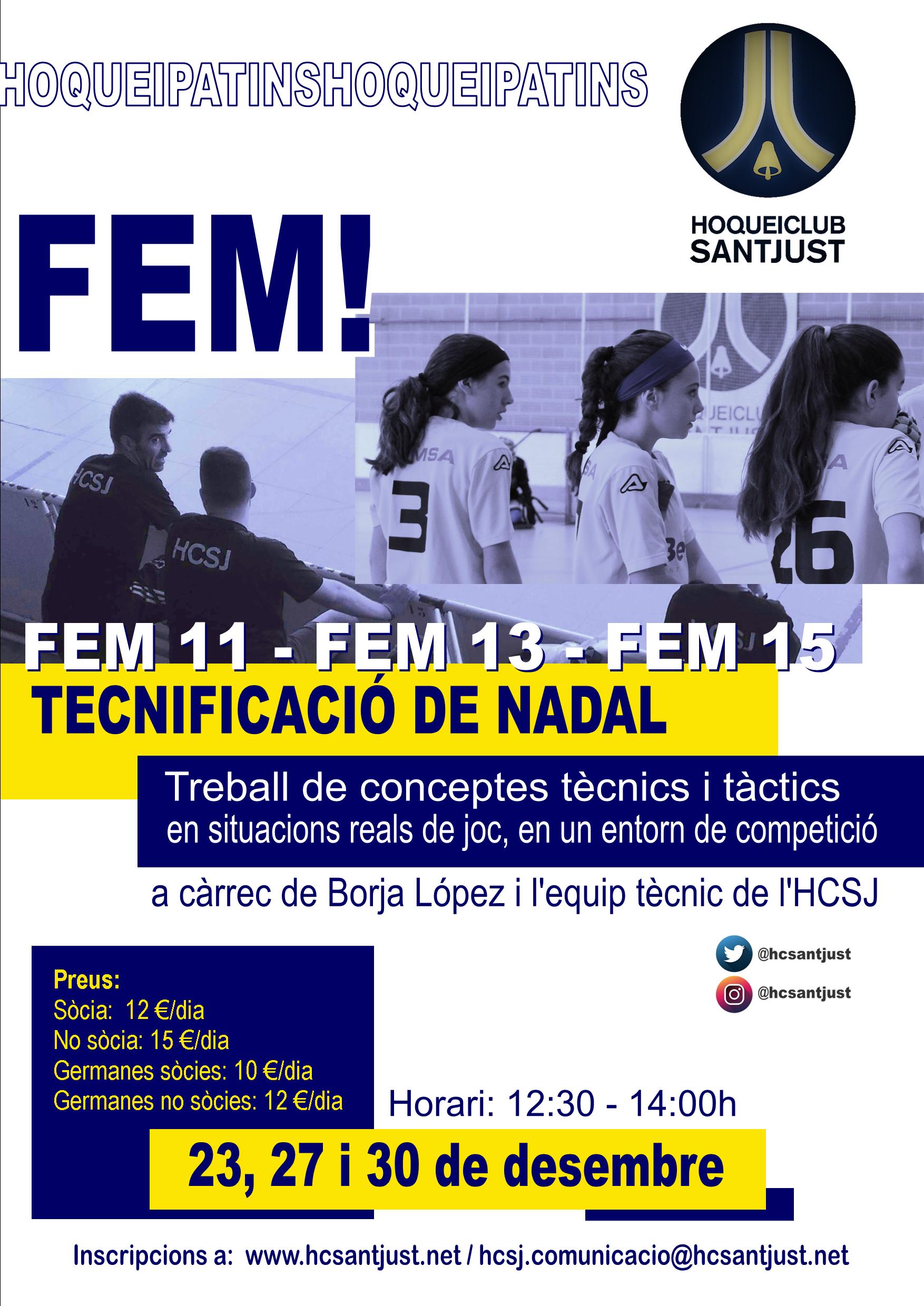 TECNIFICACIÓ FEM NADAL 2019